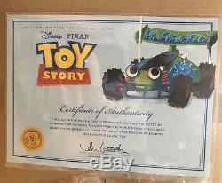 Thinkway Jouet Rc Télécommande Sans Fil Car Toy Story Signature Collection Rare
