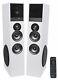 Tower Speaker Home Theater System+8 Sub Pour Samsung Nu6900 Télévision Tv-white
