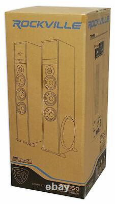 Tower Speaker Home Theater System Avec Sub Pour Sony X800e Télévision Tv-wood