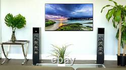 Tower Speaker Home Theater System Withsub Pour Samsung Nu6900 Télévision Tv-noir