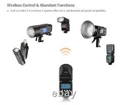 Us Godox V1-c Ttl Round Head 2.4g Wireless Hss 1/8000s Caméra Flash Pour Canon