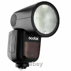 Us Godox V1-n Ttl Hss Round Head Camera Flash 2.4g Wireless Speedlite Pour Nikon