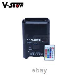 V-show 10pcs 66in1 Batterie Sans Fil Télécommande Uplights Conduit Mini Par Peut