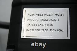 Voir Notes Newtry Slq-1 Électric Hoist Winch 1100 Pound Wireless Remote Control