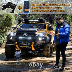 Wireless 3500lb 12v Electric Recovery Winch Truck Suv Durable Remote Control 4x4