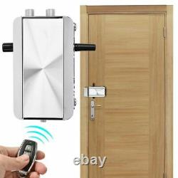 Wireless Home Smart Door Lock Télécommande En Acier Inoxydable Anti-vol Argent