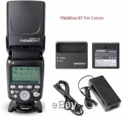 Yongnuo Yn686ex-rt Hss 1 / 8000s Sans Fil Speedlite Canon + Batterie